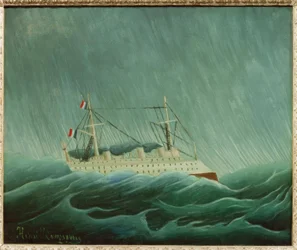 Das Schiff im Sturm (Der Sturm auf dem Meer)